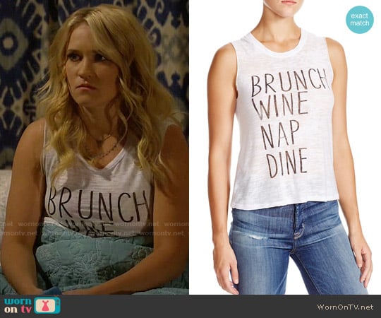 Nation LTD Camden Brunch Tank worn by Gabi Diamond (Emily Osment) on Young and Hungry