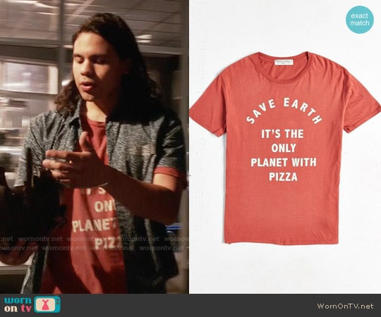 Project Social Pizza Tee worn by Cisco Ramon (Carlos Valdes) on The Flash