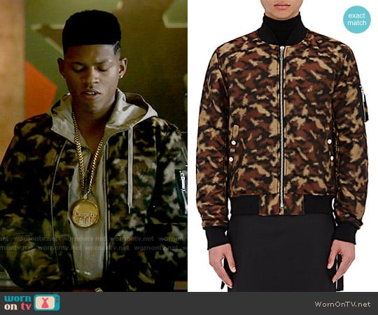 Public School Erek Camouflage Bomber Jacket worn by Hakeem Lyon (Bryshere Y. Gray) on Empire