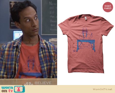 ADHT Late Night Entertainment Shirt worn by Danny Pudi on Community