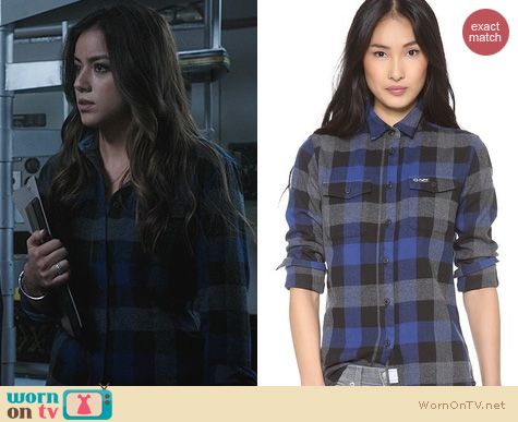 Agents of SHIELD Fashion: Penfield Chatham Plaid Shirt worn by Chloe Bennett