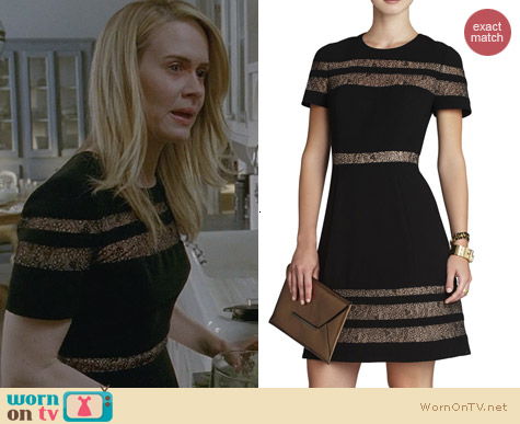 AHS Fashion: Bcbgmaxazria Kalli Dress worn by Sarah Paulson