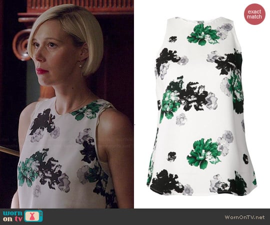 A.L.C. Anise Top worn by Liza Weil on HTGAWM