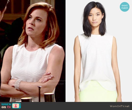 ALC Ascher Top worn by Phyllis Newman (Gina Tognoni) on The Young and the Restless