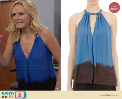 ALC Camilla Halter Top worn by Malin Akerman on Trophy Wife