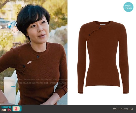 ALC Caplan Sweater worn by Karen Rhodes (Yunjin Kim) on Mistresses