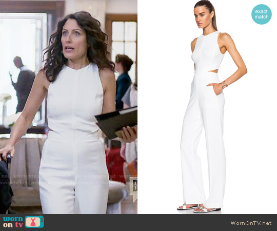 ALC Chandler Jumpsuit worn by Abby McCarthy (Lisa Edelstein) on Girlfriends Guide to Divorce