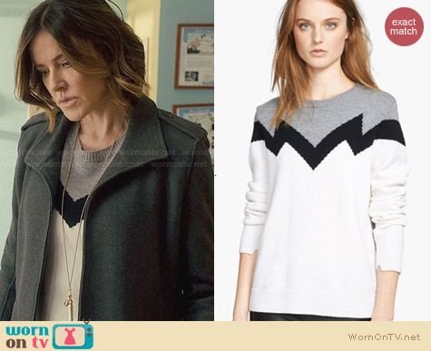 A.L.C. Daniel Sweater worn by Christa Miller on Cougar Town