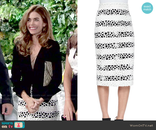 ALC Della Skirt worn by Victoria Newman (Amelia Heinle) on The Young and the Restless