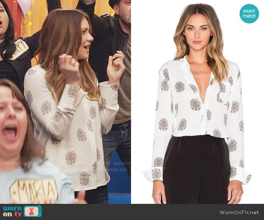 ALC Julie Blouse worn by Paige Dineen (Katharine McPhee) on Scorpion