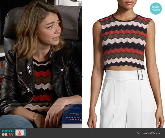 ALC Leo Top worn by Haley Dunphy (Sarah Hyland) on Modern Family