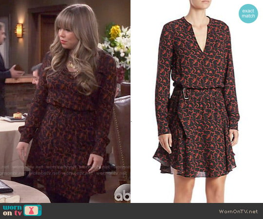 ALC Leopard Legend Dress worn by Kristin Baxter (Amanda Fuller) on Last Man Standing