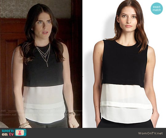 ALC Palmer Top worn by Laurel Castillo (Karla Souza) on How to Get Away with Murder