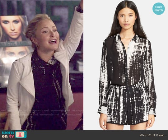 ALC Song Blouse worn by Juliette Barnes (Hayden Panettiere) on Nashville