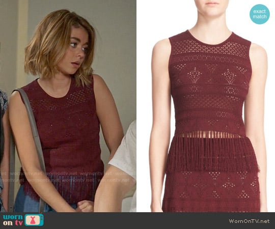 ALC Tucker Top worn by Haley Dunphy (Sarah Hyland) on Modern Family