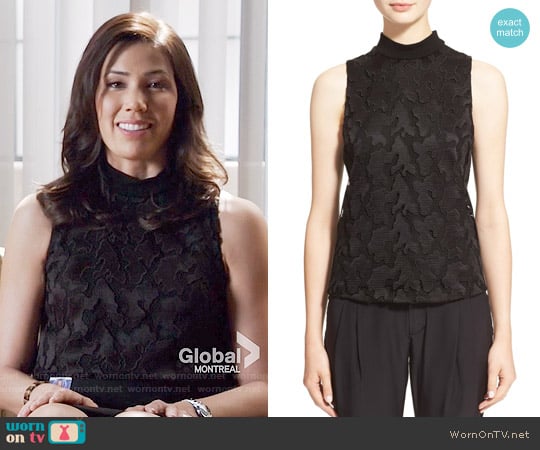 ALC Winston Top worn by Angela Montenegro (Michaela Conlin) on Bones