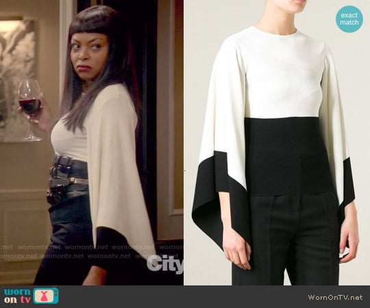 Alexander McQueen 3d Waves Top worn by Cookie Lyon (Taraji P. Henson) on Empire