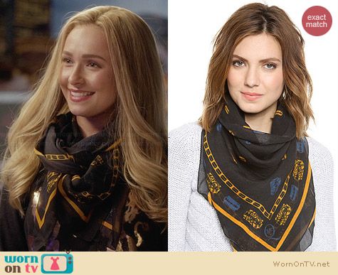 Alexander McQueen Razor Scarf worn by Hayden Panettiere on Nashville