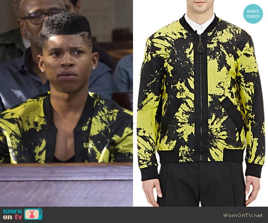 Alexander Wang Reversible Bomber Jacket worn by Hakeem Lyon (Bryshere Y. Gray) on Empire