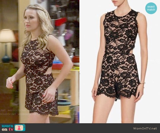 Alexis Chelsea Romper worn by Gabi Diamond (Emily Osment) on Young and Hungry