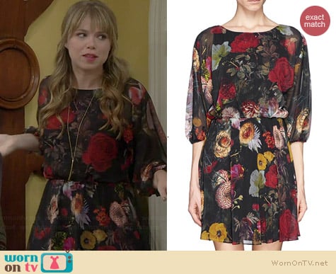 Alice + Olivia Andie Floral Dress worn by Amanda Fuller on Last Man Standing