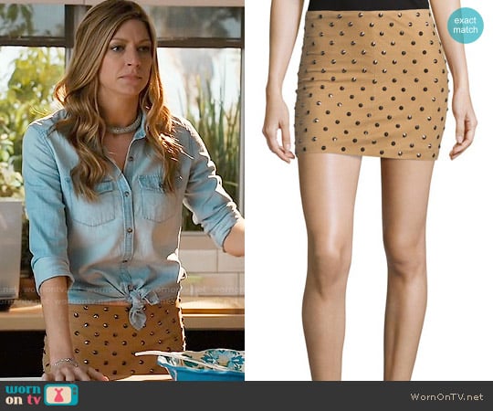 Alice & Olivia Elana Studded Skirt worn by Josslyn Carver (Jes Macallan) on Mistresses