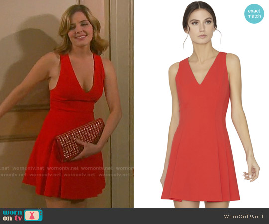 Alice + Olivia Elva Dress worn by Theresa Donovan (Jen Lilley) on Days of our Lives