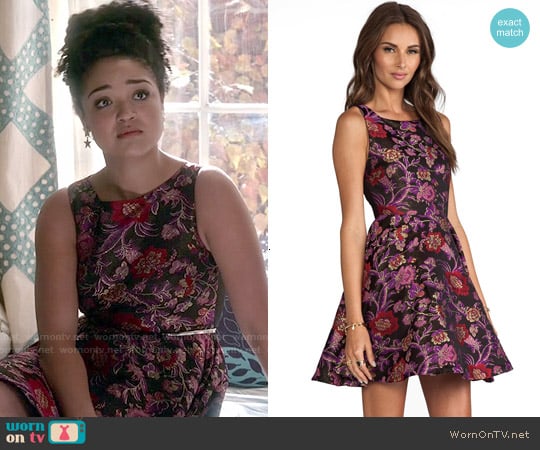 Alice + Olivia Foss Dress worn by Beth (Aisha Dee) on Chasing Life