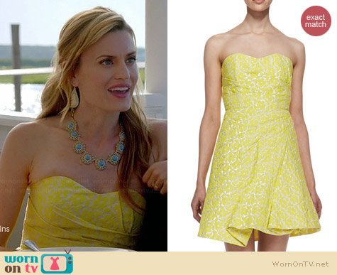 Alice + Olivia Grove Dress worn by Brooke D'Orsay on Royal Pains