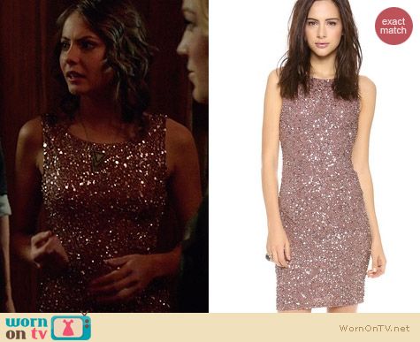 Alice + Olivia Kimber Dress worn by Willa Holland on Arrow