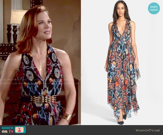 Alice + Olivia Kora Maxi Dress worn by Phyllis Newman (Gina Tognoni) on The Young and the Restless