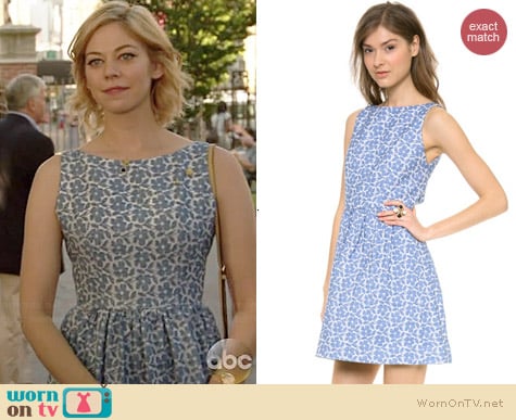 Alice + Olivia Lilyanne Dress worn by Analeigh Tipton on Manhattan Love Story