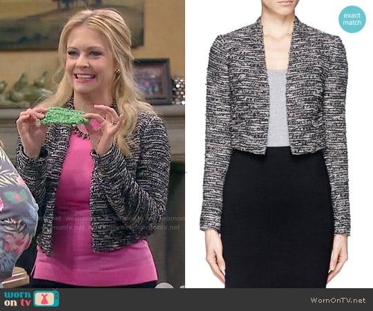 Alice + Olivia Madine Jacket worn by  Melanie Burke (Melissa Joan Hart) on Melissa and Joey