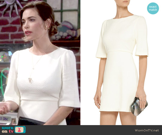 Alice + Olivia Maely Dress worn by Victoria Newman (Amelia Heinle) on The Young and the Restless