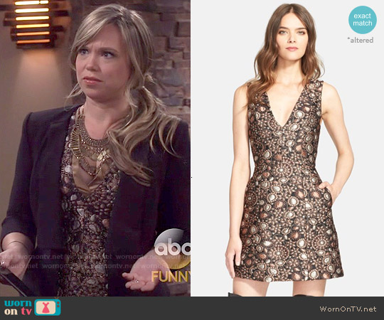 Alice + Olivia Pacey Dress worn by Kristin Baxter (Amanda Fuller) on Last Man Standing