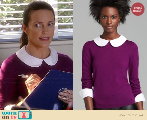 Alice + Olivia Porla Sweater worn by Kristin Davis on Bad Teacher