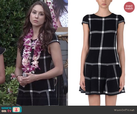 Alice + Olivia Selma Dress worn by Troian Bellisario on PLL