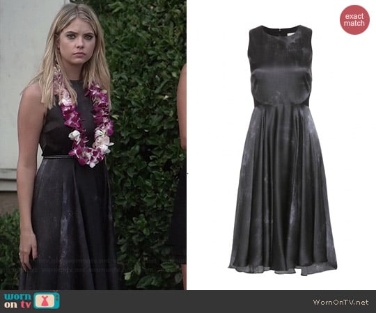 Alice + Olivia Silk Em Dress worn by Ashley Benson on PLL