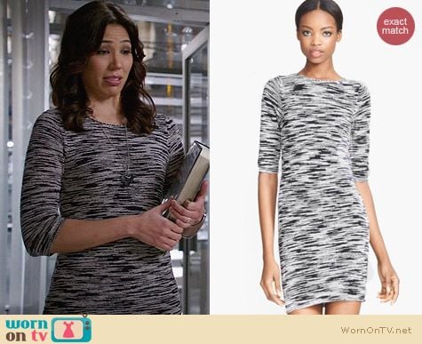 Alice + Olivia Textured Sweater Dress worn by Michaela Conlin on Bones