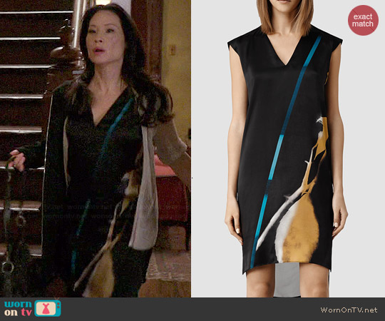 All Saints Alia Disperse Dress worn by Joan Watson on Elementary