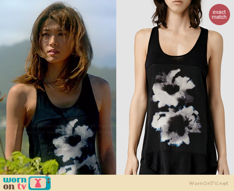 All Saints Aura Tank worn by Grace Park on Hawaii Five-O