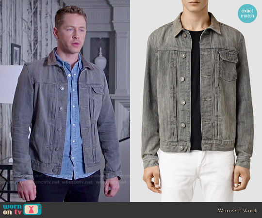 All Saints Hough Denim Jacket worn by David Nolan (Josh Dallas) on Once Upon A Time