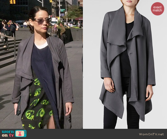 All Saints Hoxton Monument Coat worn by Lucy Liu on Elementary