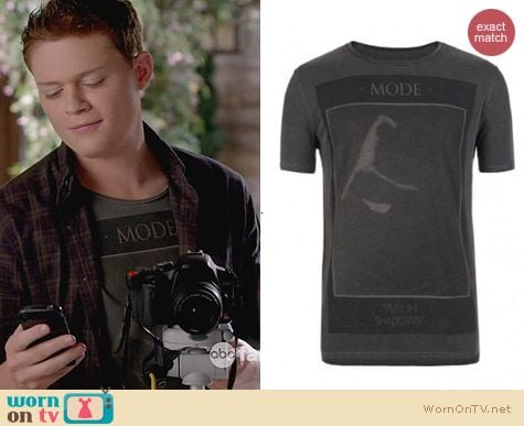 All Saints Mode Crew Tshirt worn by Sean Berdy on Switched at Birth