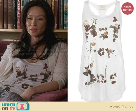 All Saints Pressed Tank worn by Lucy Liu on Elementary