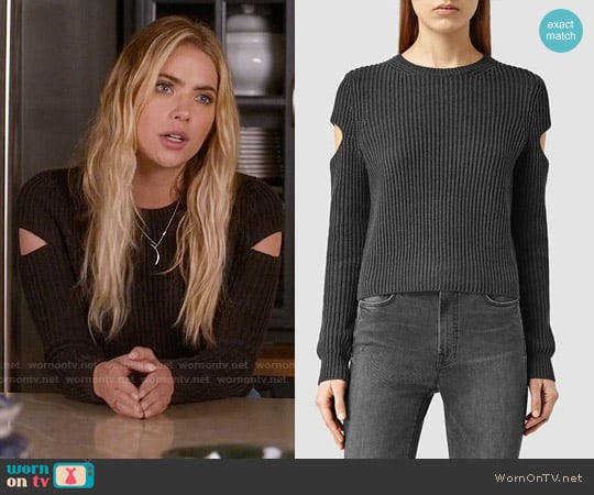 All Saints Ria Sweater worn by Hanna Marin (Ashley Benson) on Pretty Little Liars