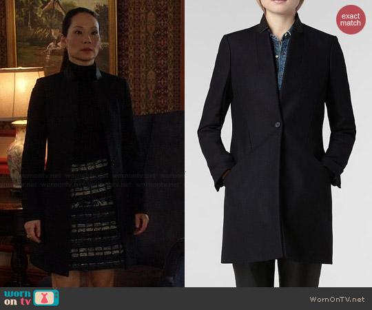 All Saints Vita Wool Coat worn by Joan Watson on Elementary