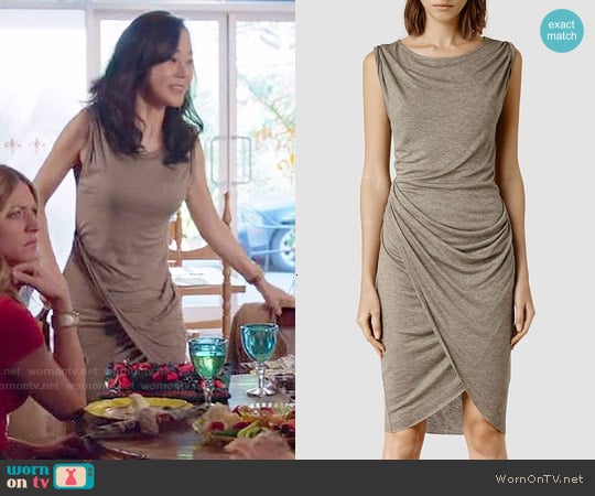 All Saints Warp Vi Dress worn by Karen Rhodes (Yunjin Kim) on Mistresses