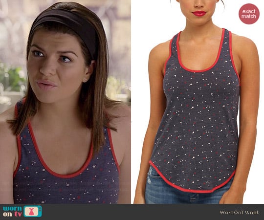 Alternative American Dot Tank worn by Casey Wilson on Marry Me