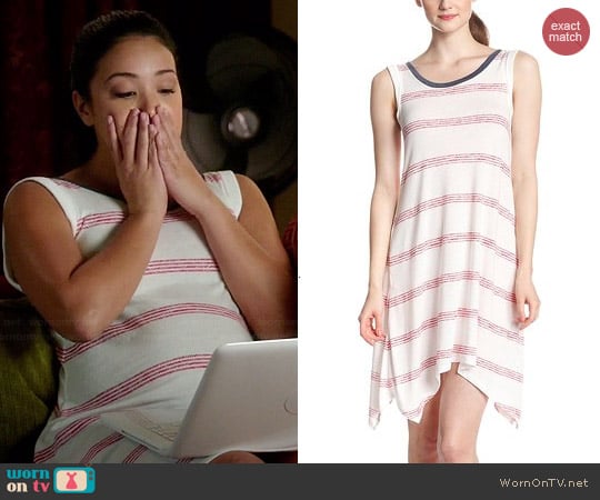 Alternative Stripe Laguna Dress worn by Gina Rodriguez on Jane the Virgin